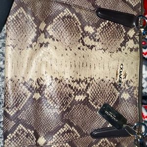 Authentic Snakeskin coach purse